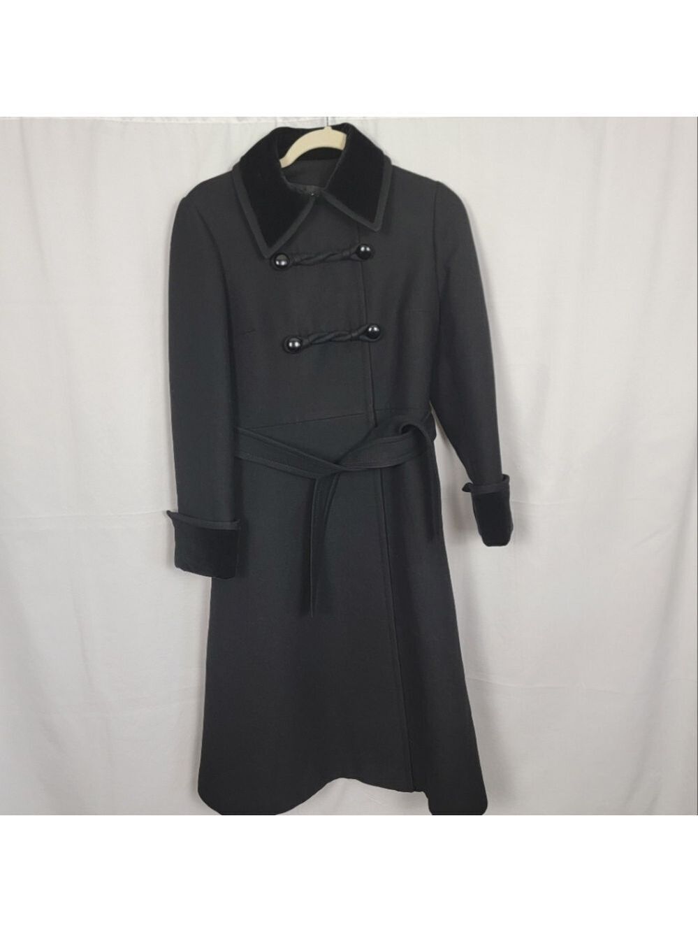 Holt Renfrew Coat Elegant Black Women's #1932